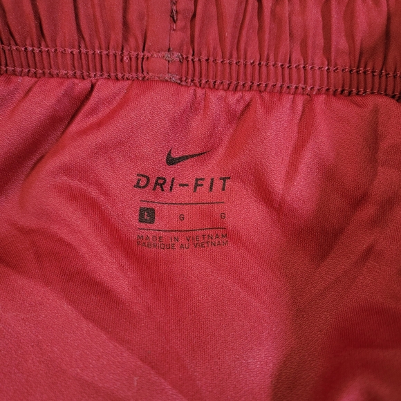 Nike Women's Burgundy Athletic Shorts - Picture 7 of 8